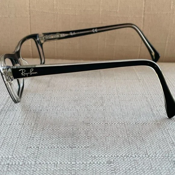 Ray-Ban Women Eyeglasses Black/Clear RB1550 18[]15 130 small face - Picture 8 of 11